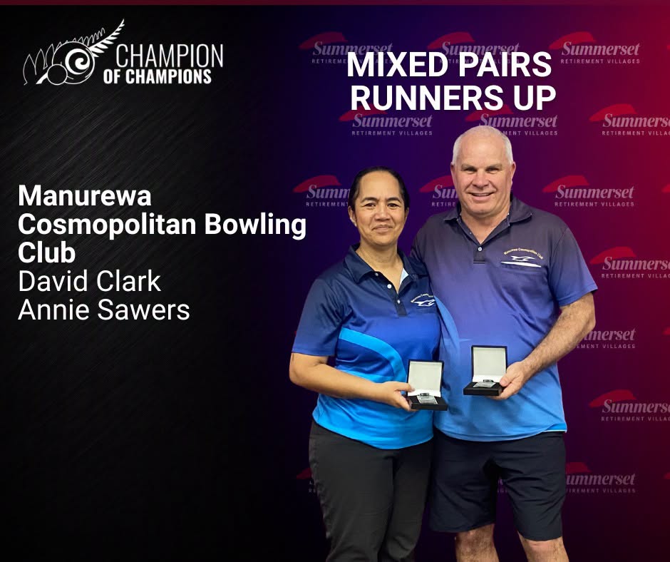 Congratulations To All Our Finalists In The Champion Of Champions Mixed Pairs.