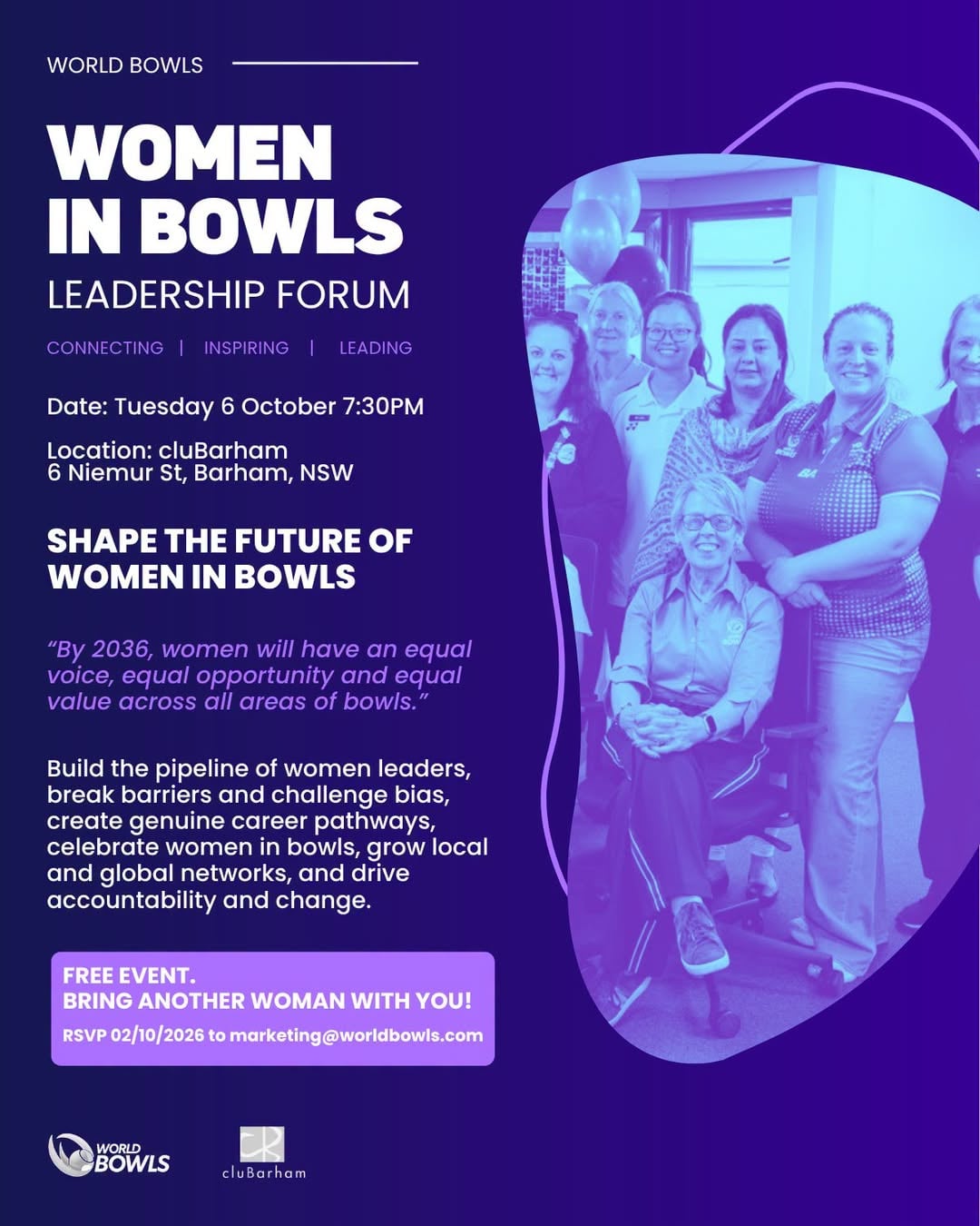 How do we create more opportunities for women to lead, connect and shape the fut…
