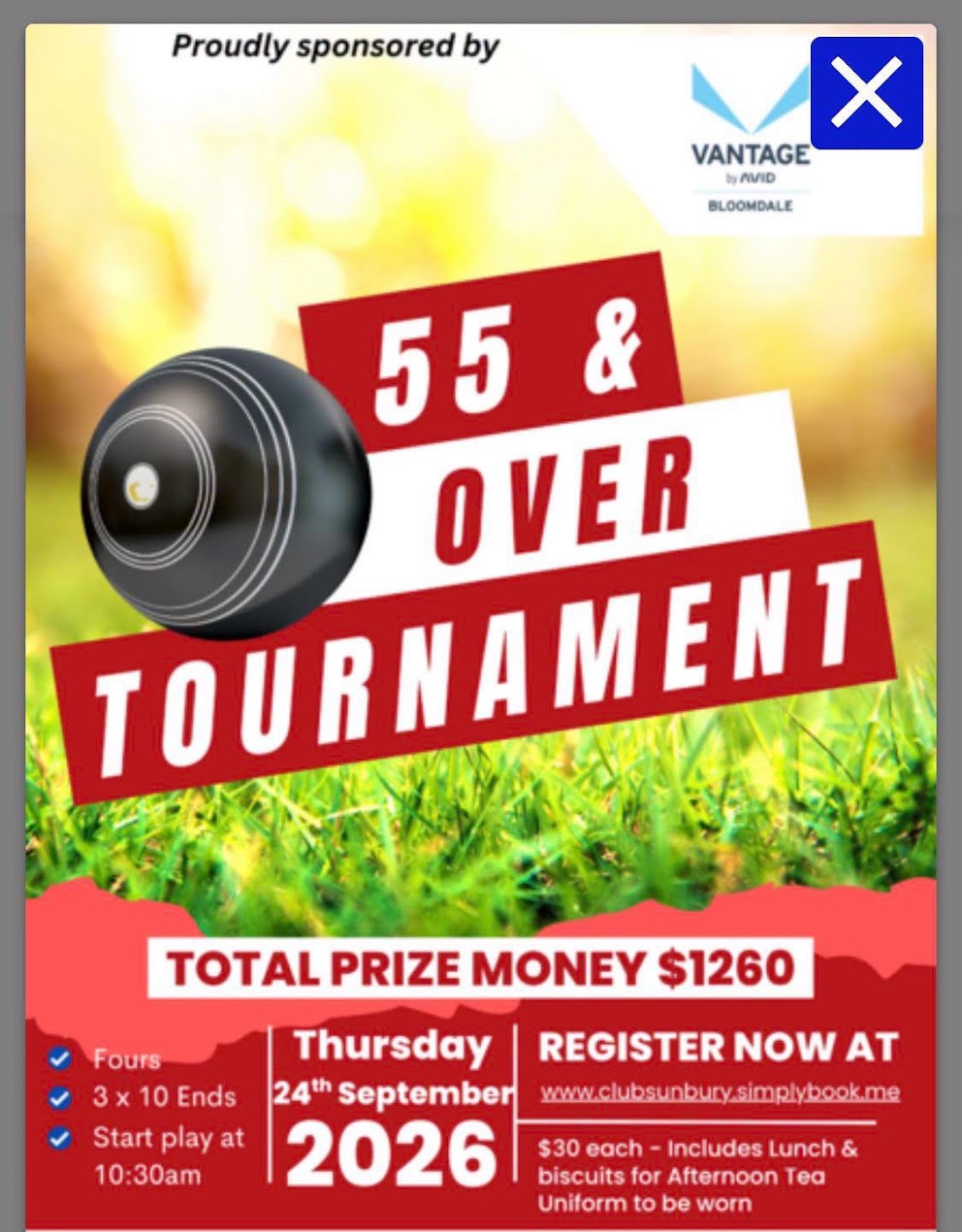 55 & Over Tournament