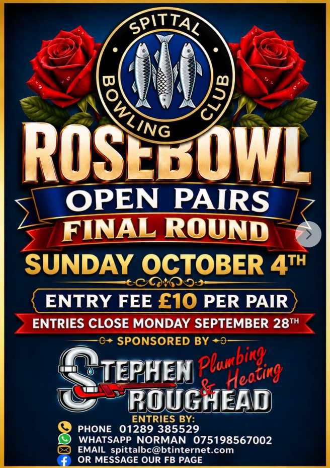 Rosebowl Open Pairs Final Round