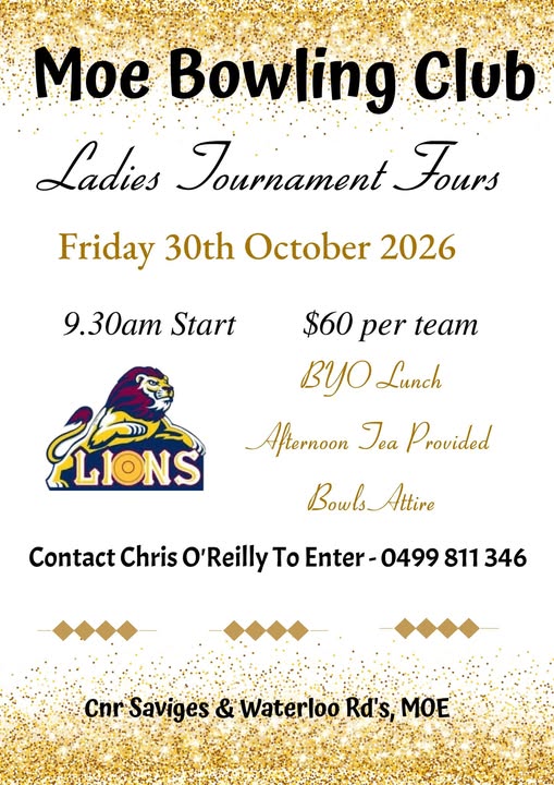 Ladies Tournament Fours