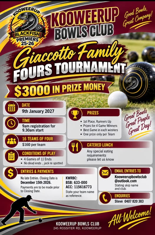 Giacotto Family Fours Tournament