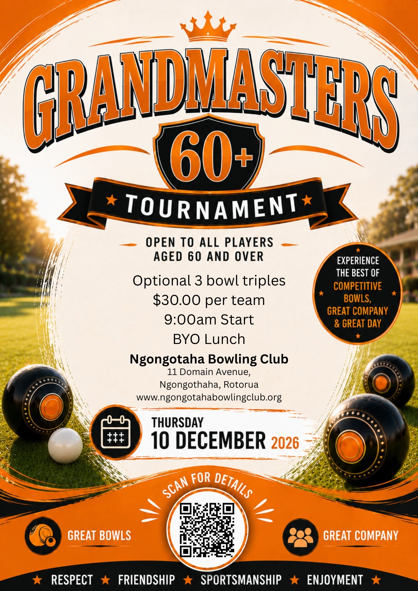 Grandmasters 60+ Tournament