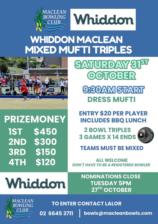 Whiddon Maclean Mixed Mufti Triples