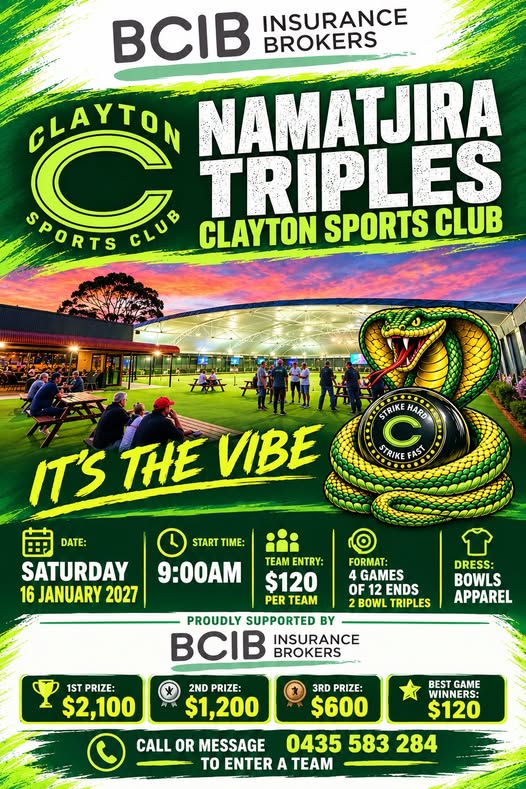 Namoiura Triples Clayton Sports Club