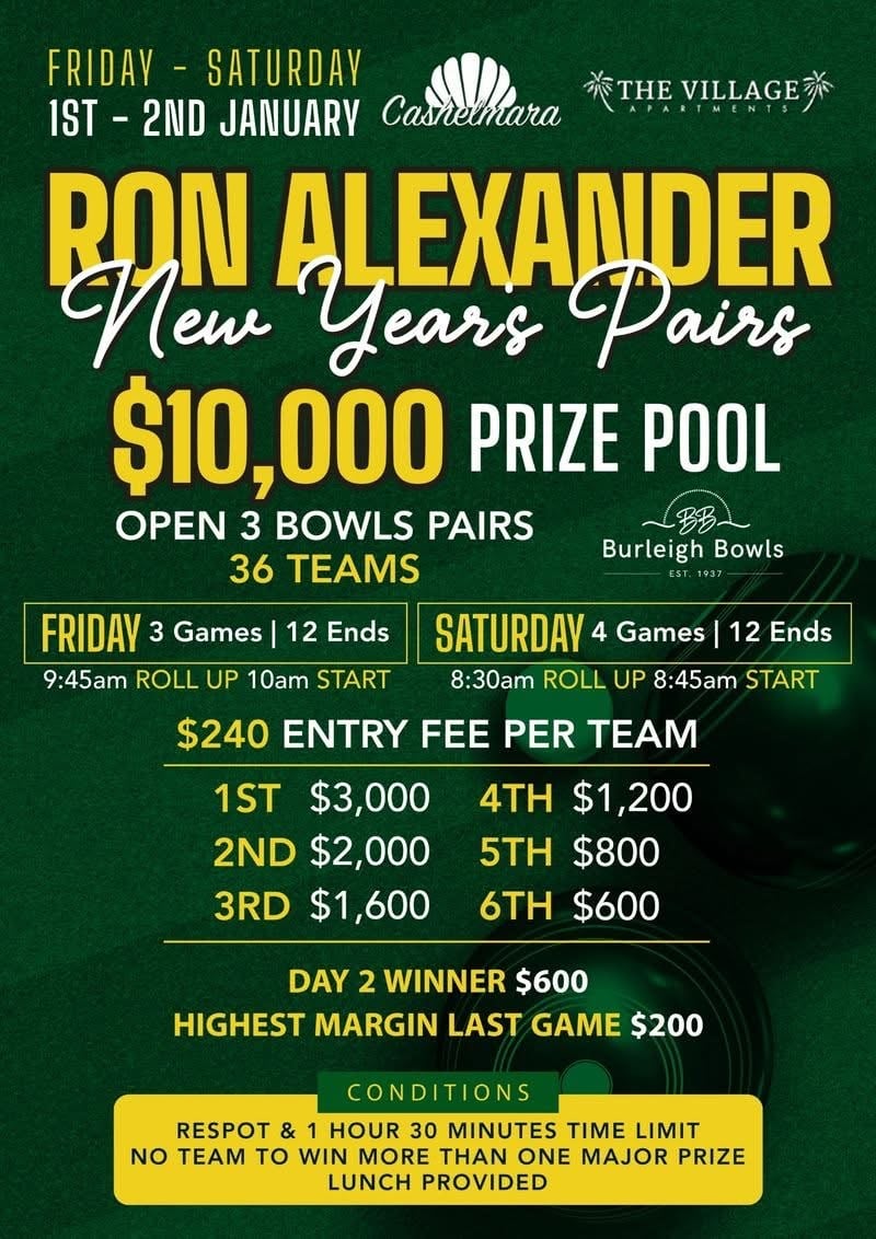 Ron Alexander New Years Pairs