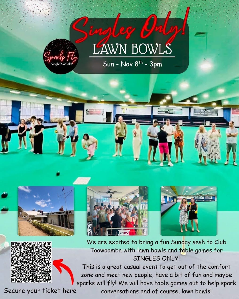 Singles Only! Lawn Bowls
