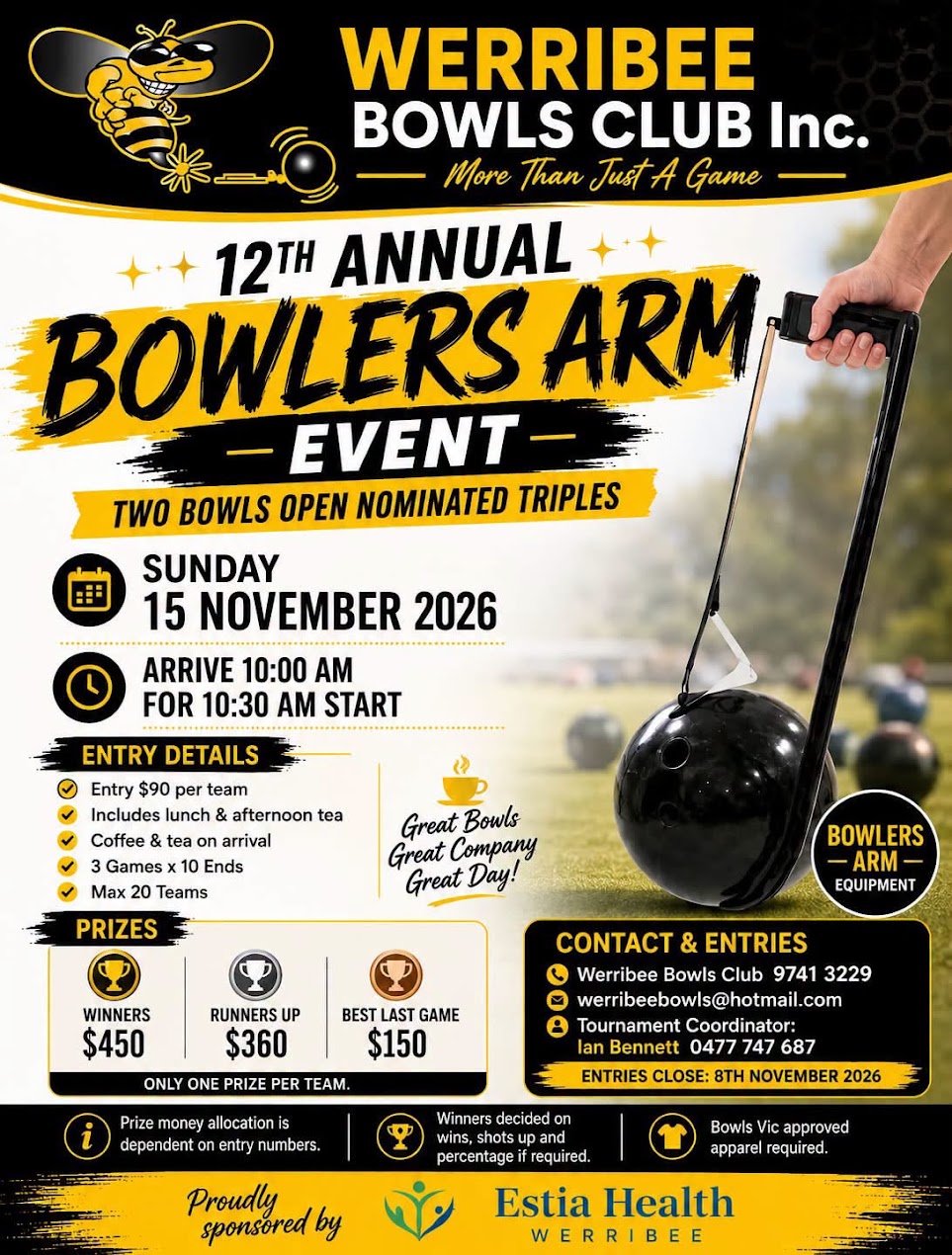 12th Annual Bowlers Arm Event