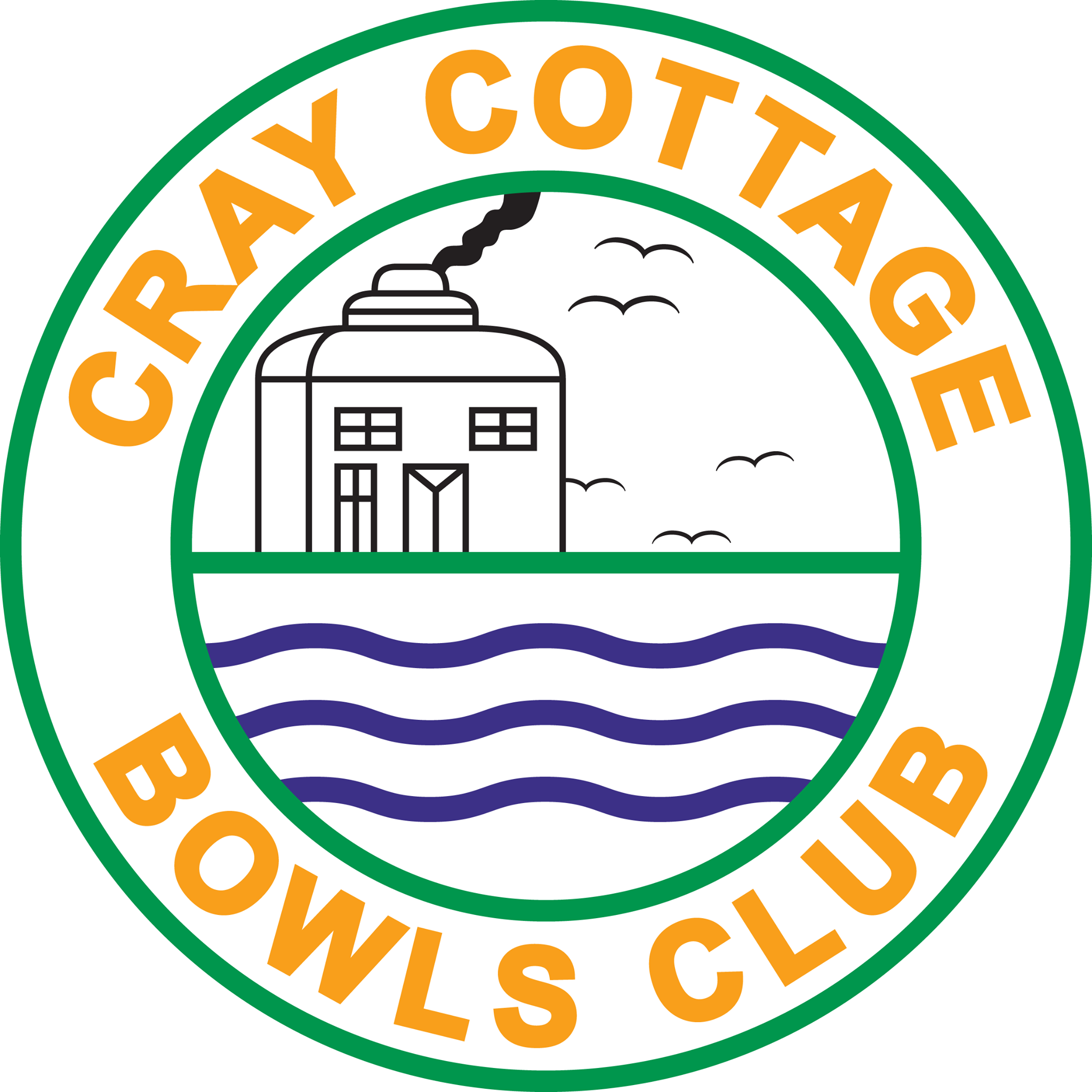 Cray Cottage Bowls Club logo