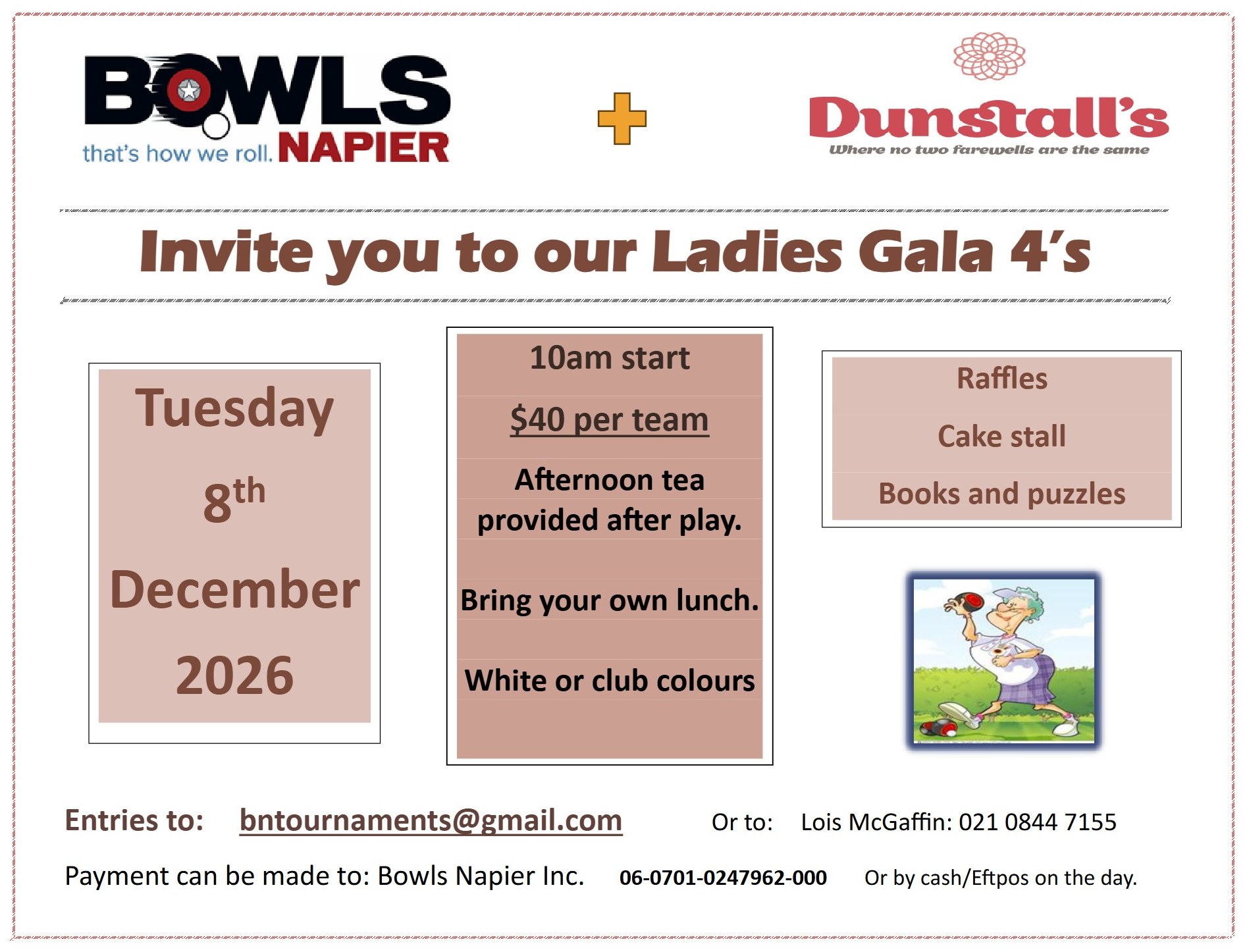 Ladies Gala 4’s