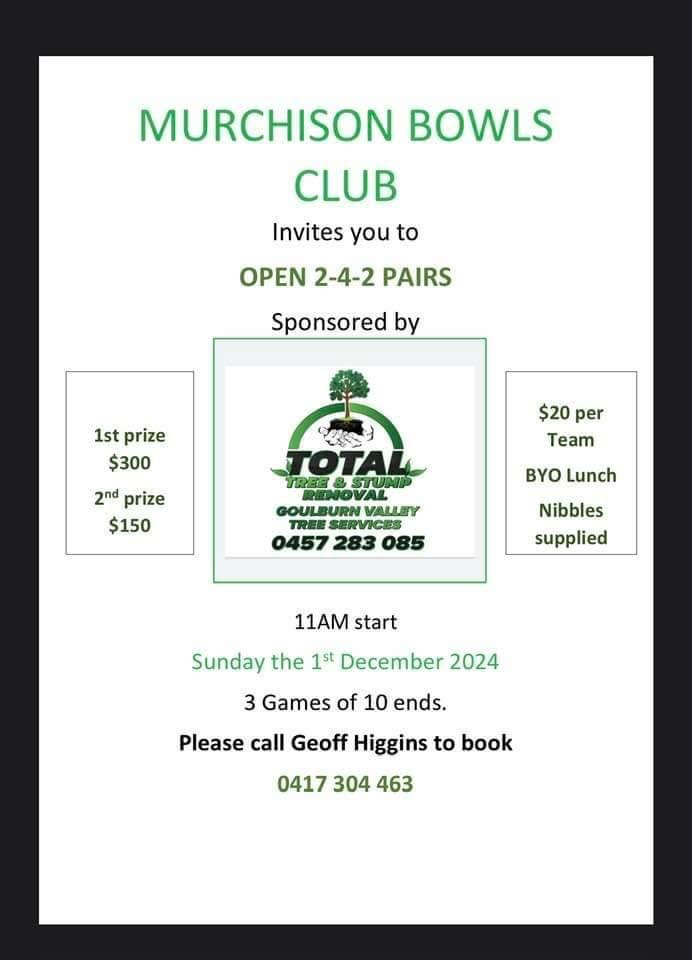Open 2-4-2 Pairs flyer