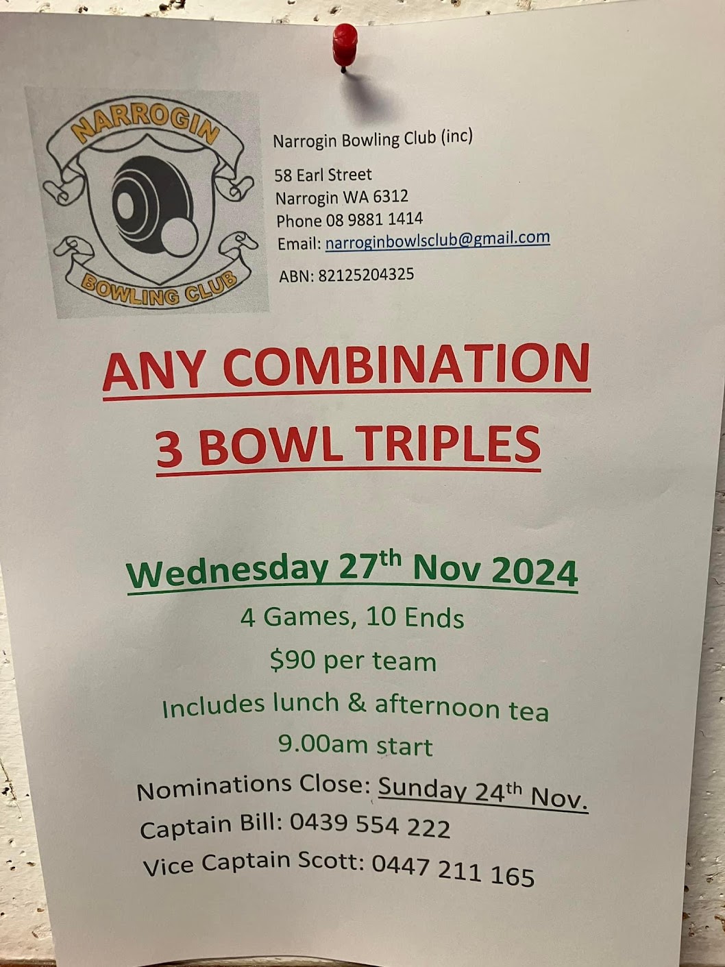 Any Combination 3 Bowl Triples flyer