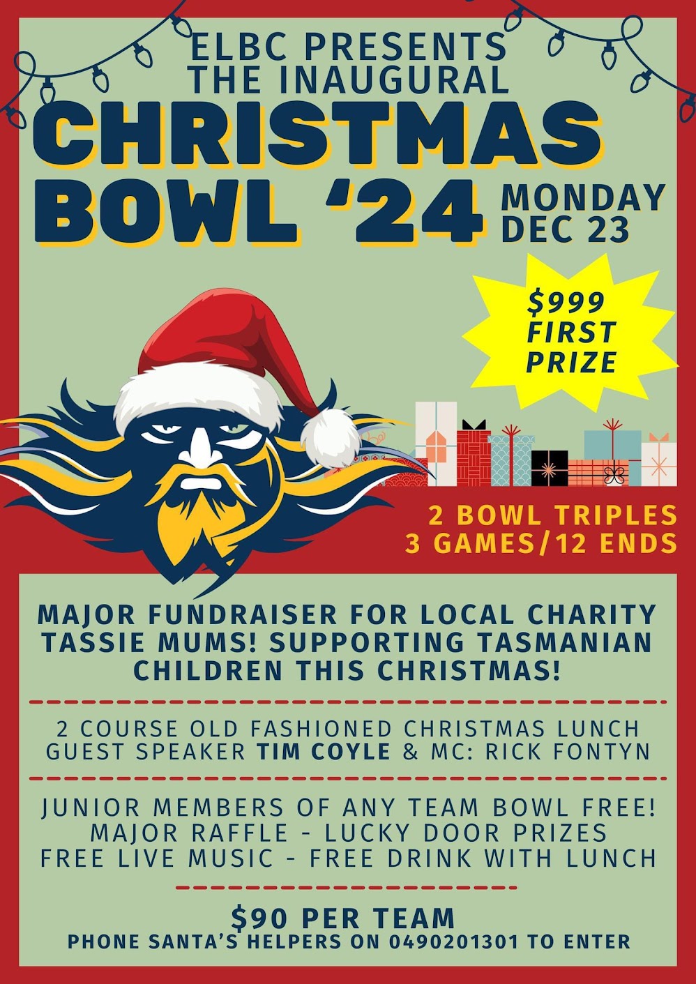 Christmas Bowl 24 flyer