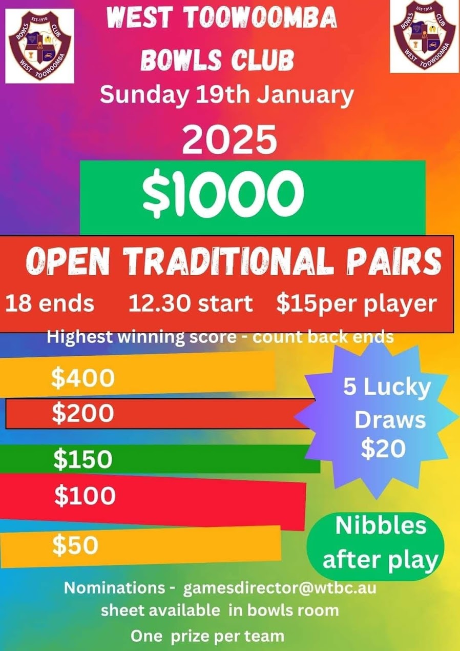 Open Traditional Pairs