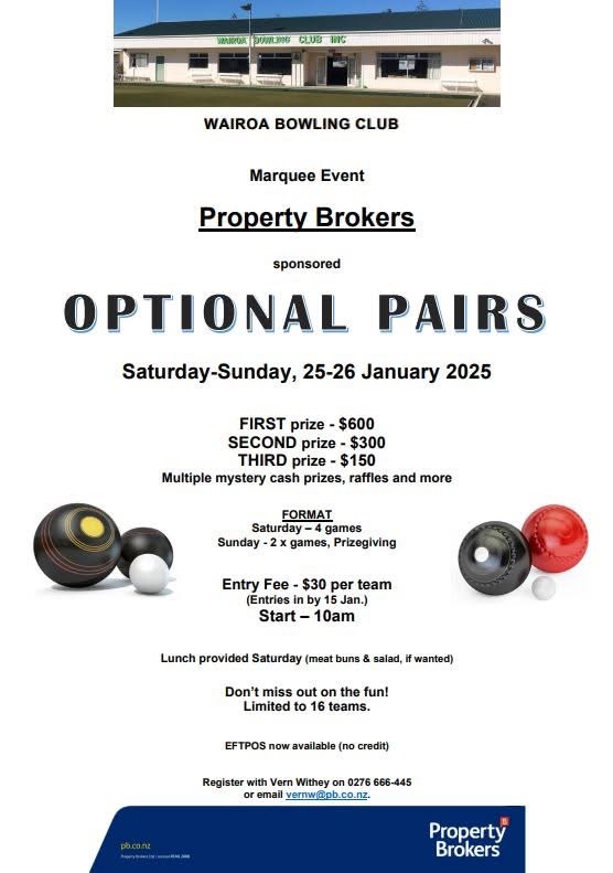 Property Brokers Optional Pairs flyer