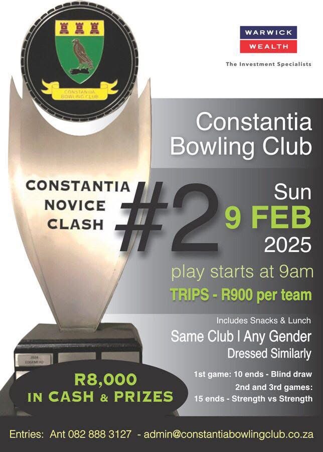 Constantia Novice Clash flyer