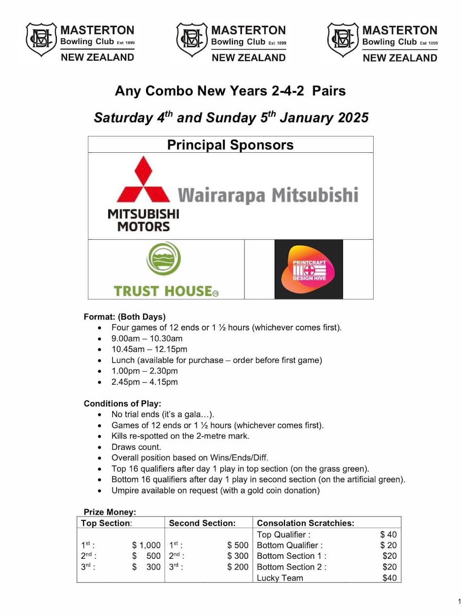 Any Combo New Years 2-4-2