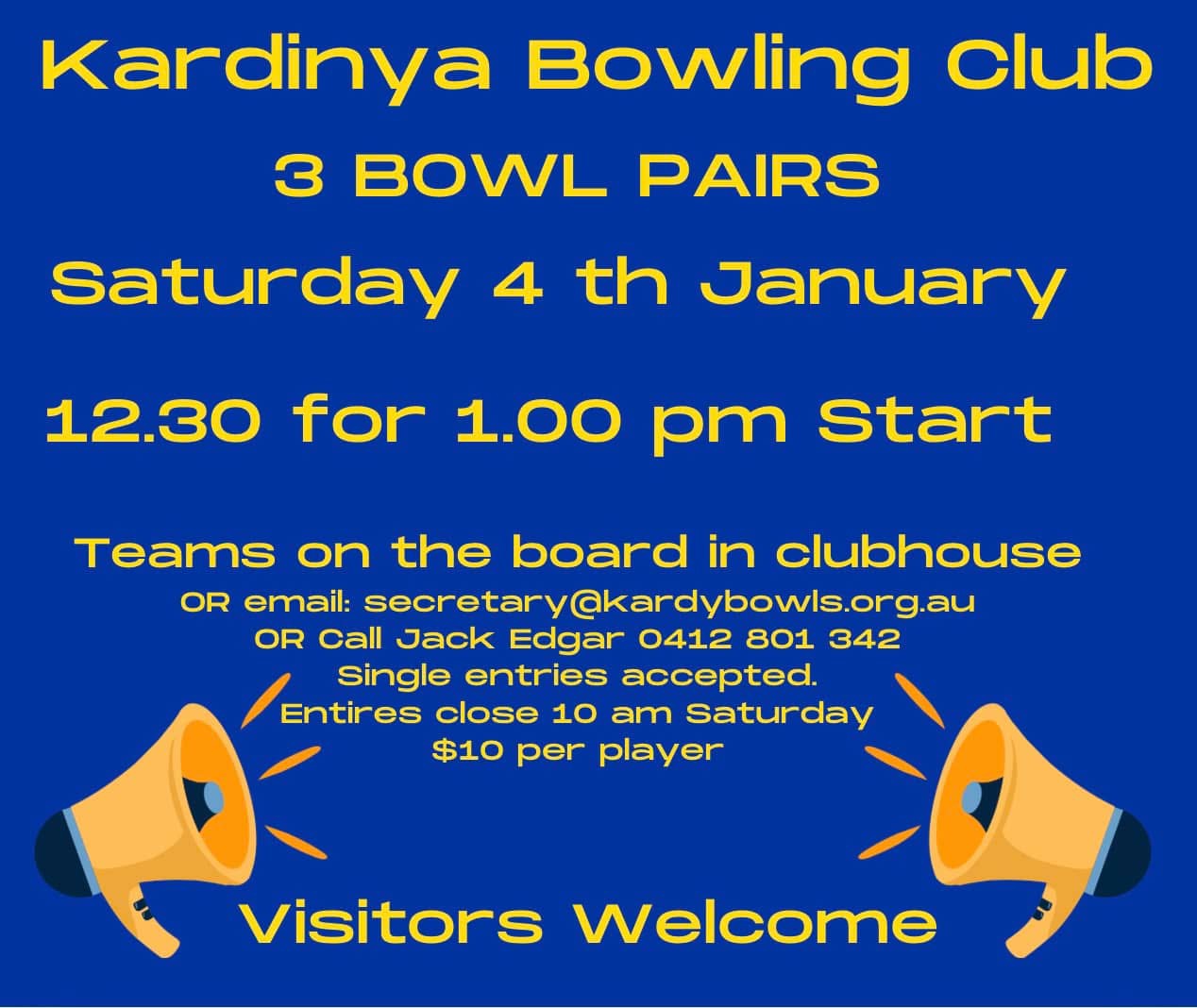 Kardinya 3 Bowl Pairs