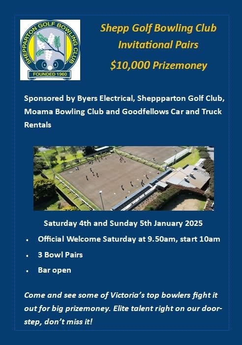 $10000 Invitational Pairs flyer