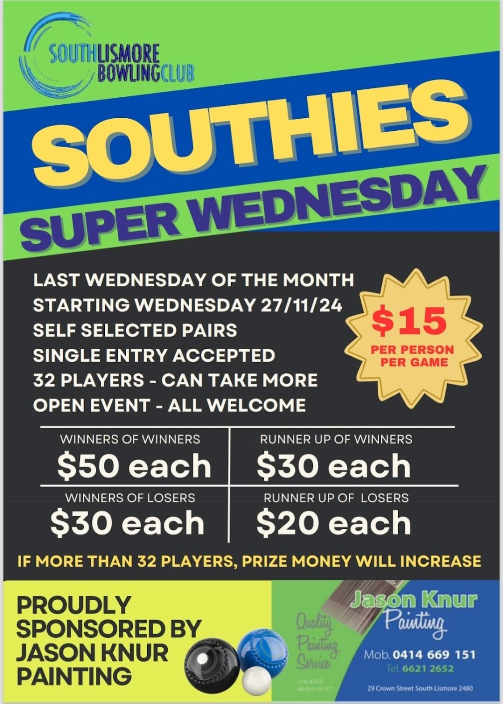 Southies Super Wednesday flyer