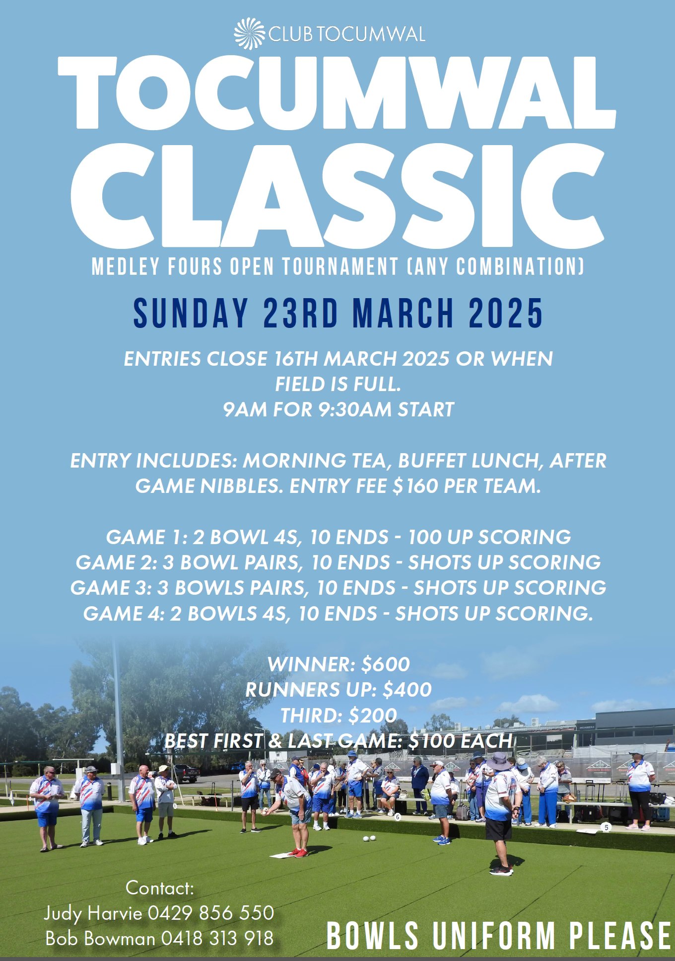 Classic Medley Fours flyer