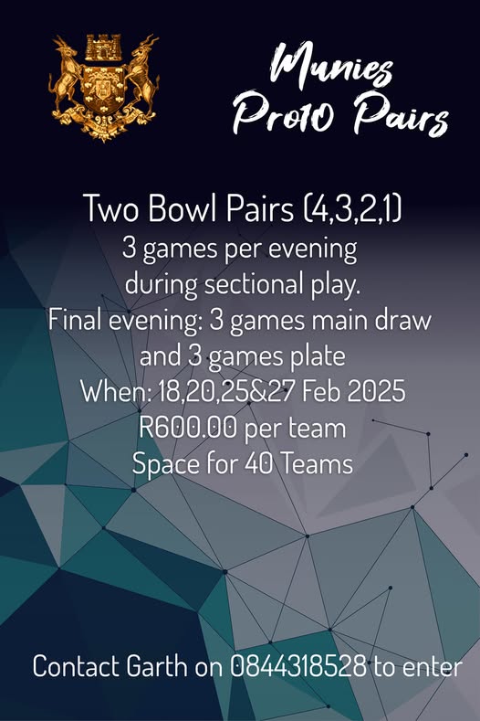 Munies Pro10 Pairs flyer