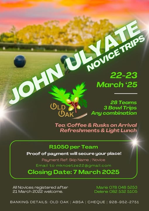 John Ulyate Novice Trips