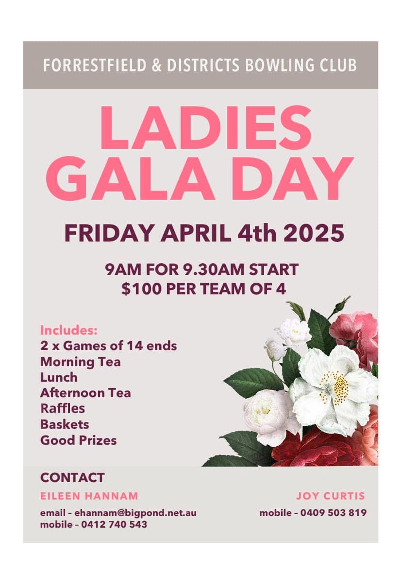 Ladies Gala Day flyer