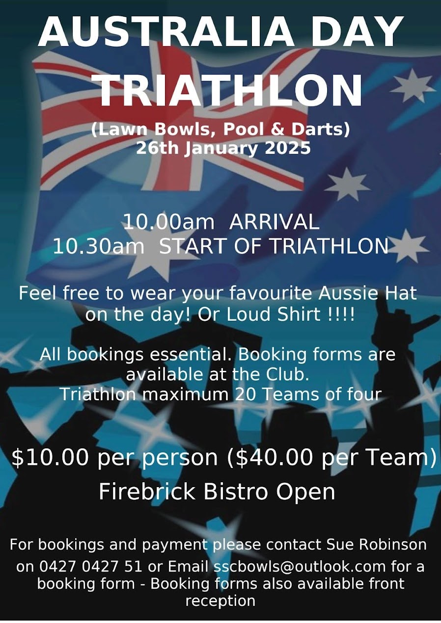 Australia Day Triathlon flyer