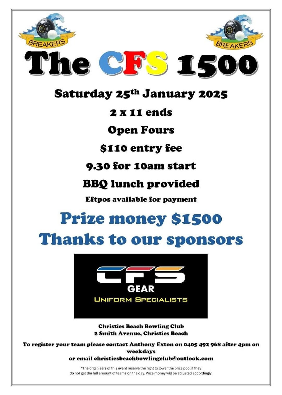 The CFS 1500 flyer