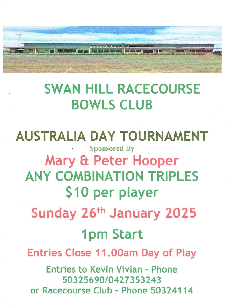 Australia Day Any Combo Triples flyer