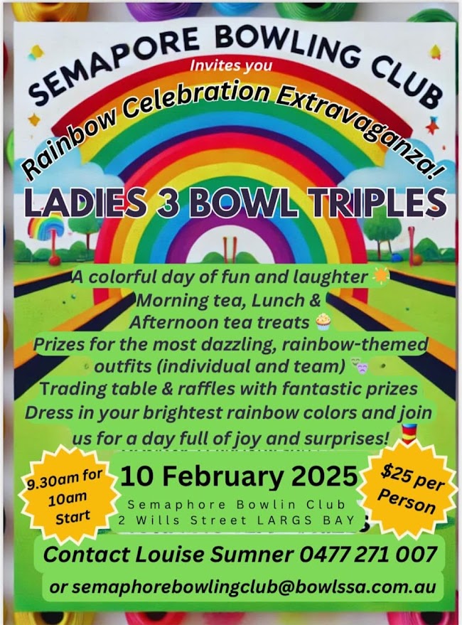 Ladies 3 Bowl Triples flyer