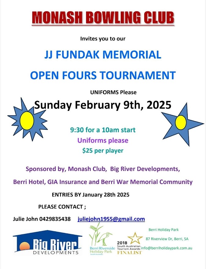 JJ Fundak Memorial Open Fours