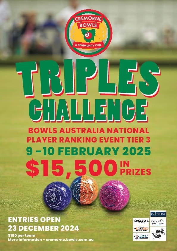 Cremorne Triples Challenge flyer