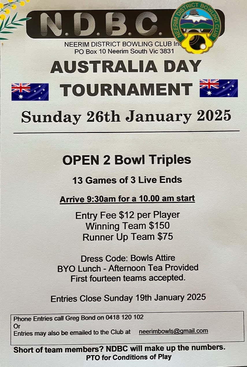 Australia Day Tournament