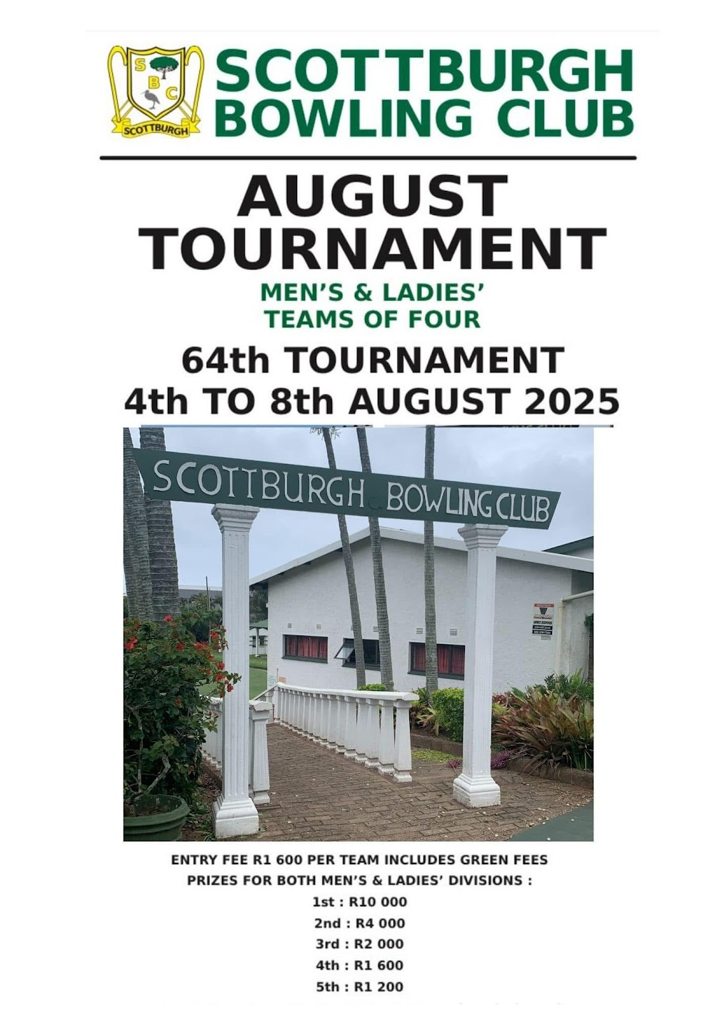 August Tournament