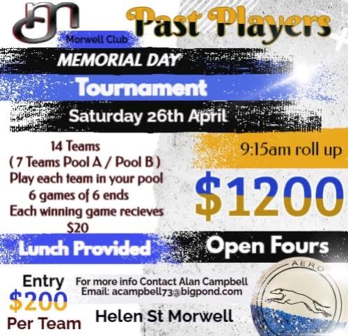 Past Players Memorial Day