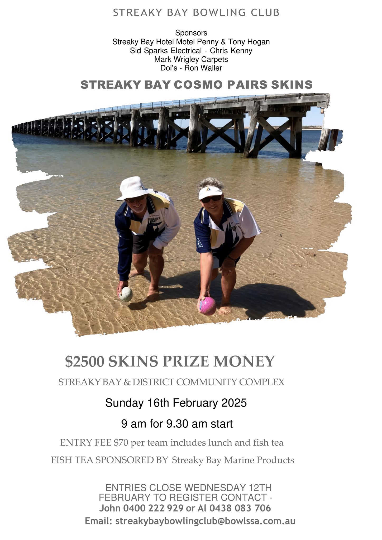 Streaky Bay Cosmo Pairs Skins flyer