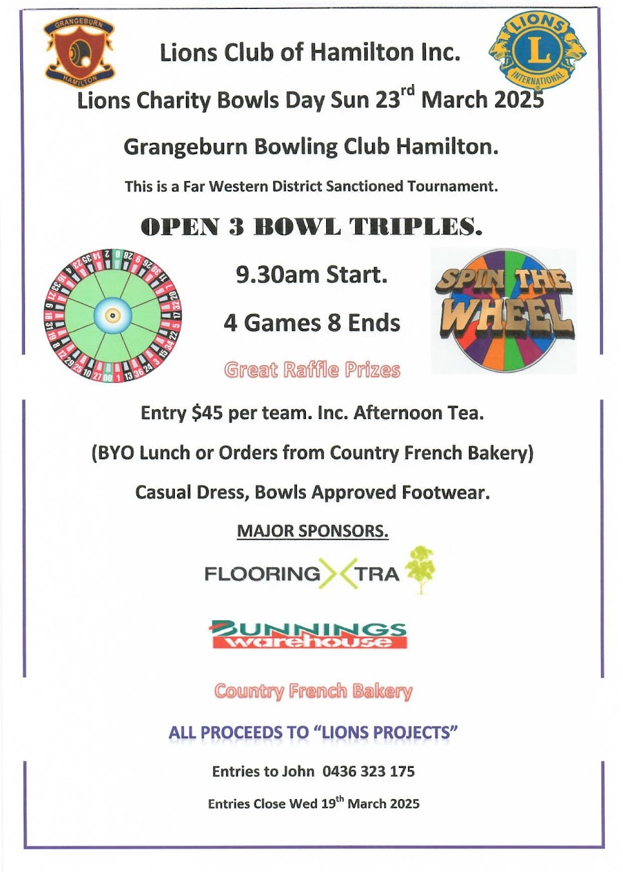 Open 3 Bowl Triples