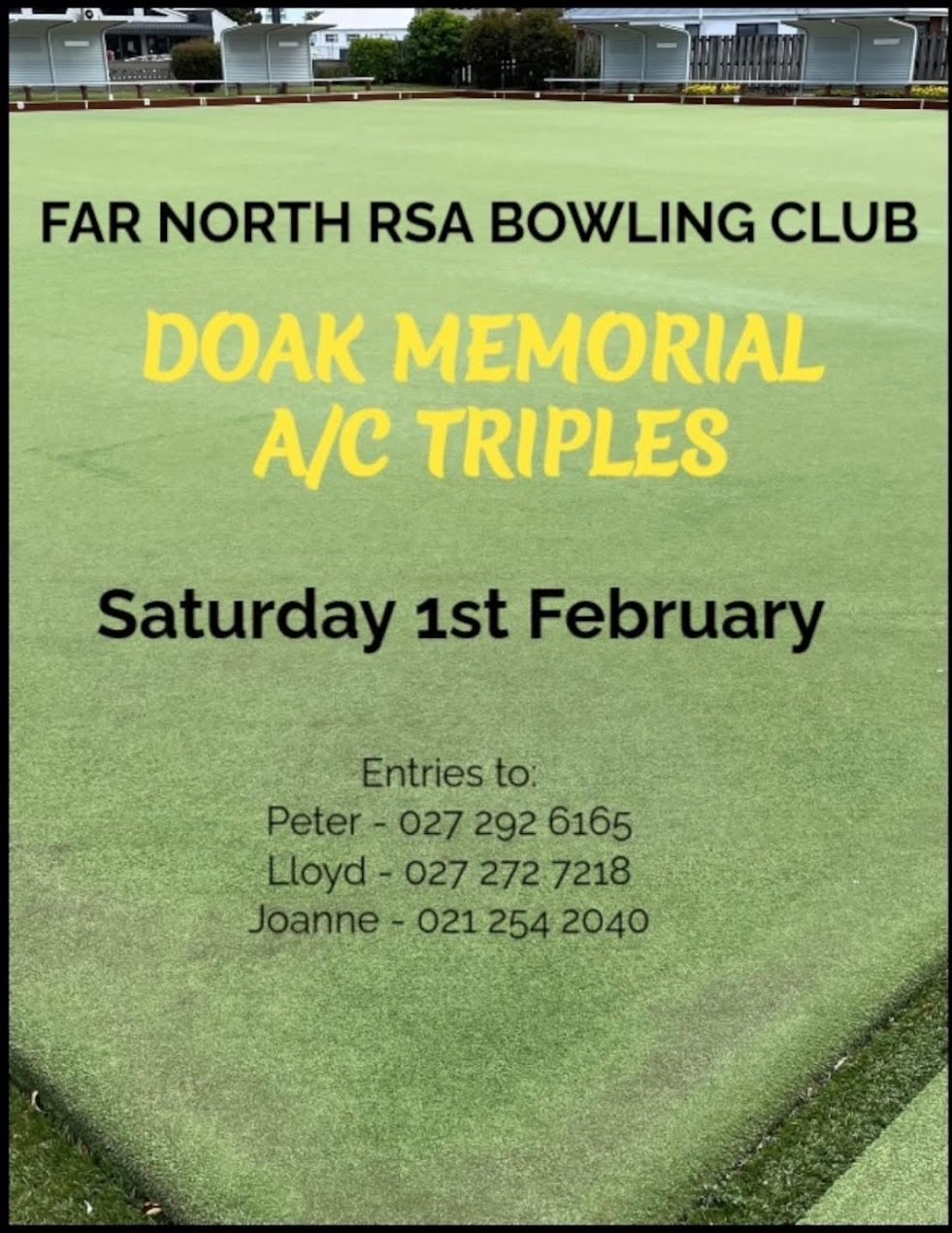 DOAK Memorial A/C Triples flyer