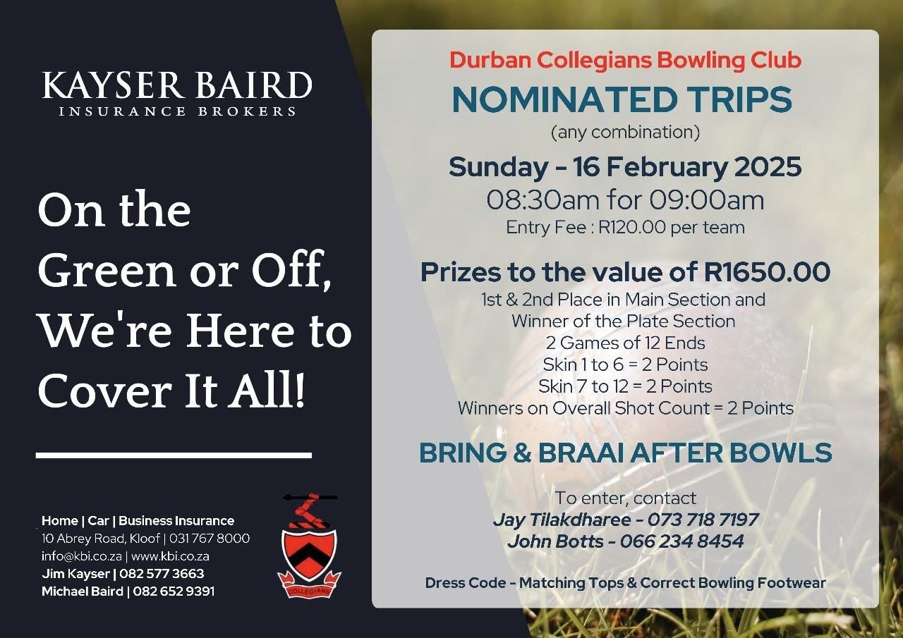 Kayser Baird Nominated Trips