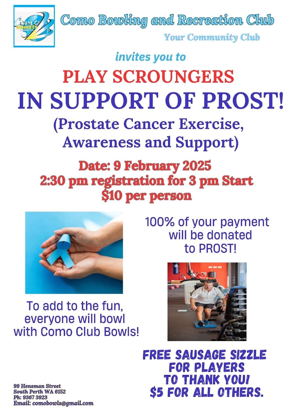 Scroungers for Prost flyer