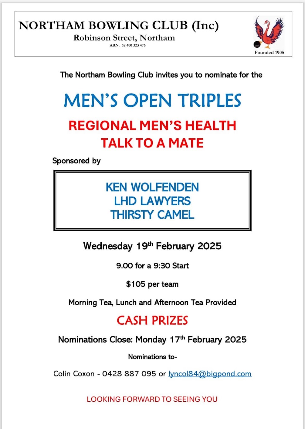 Mens Open Triples flyer