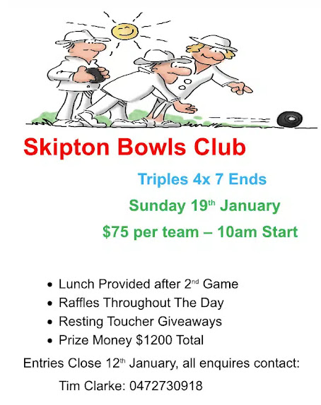 Skipton Triples Tournament flyer