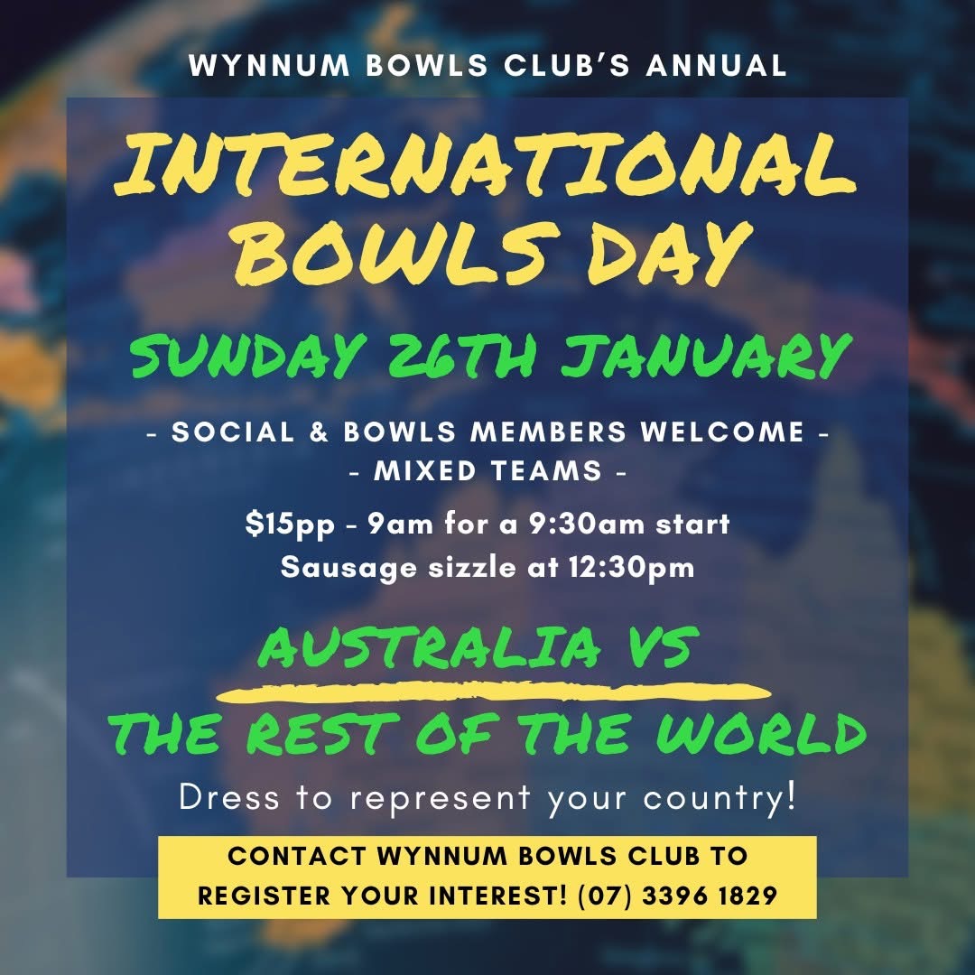 International Bowls Day flyer