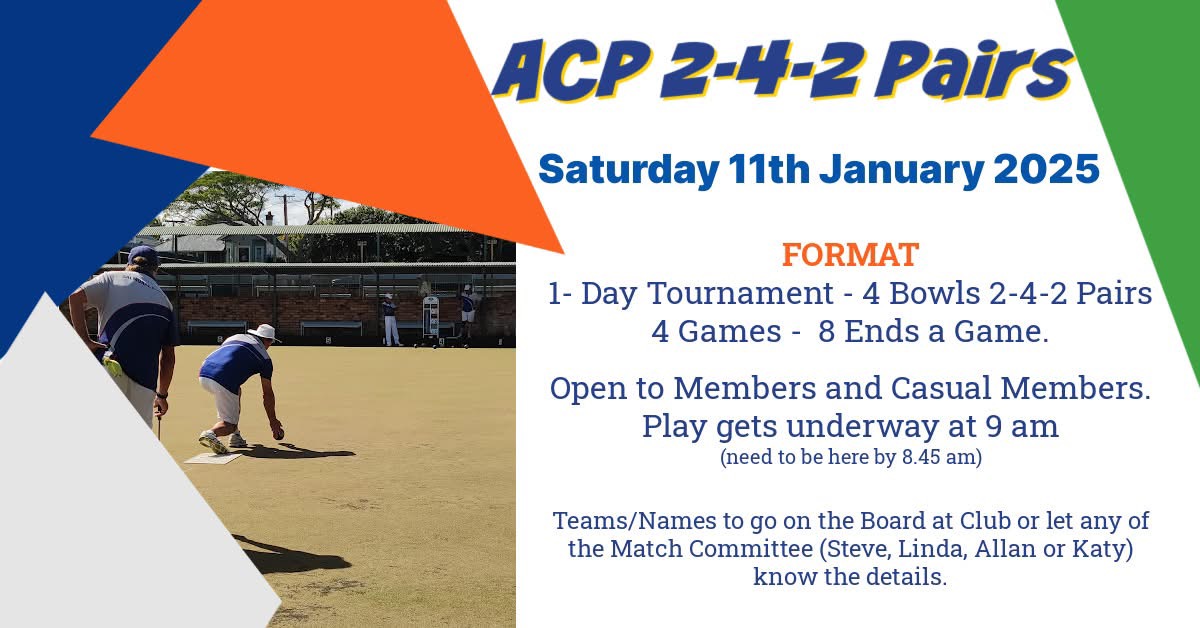 ACP 242 Pairs flyer