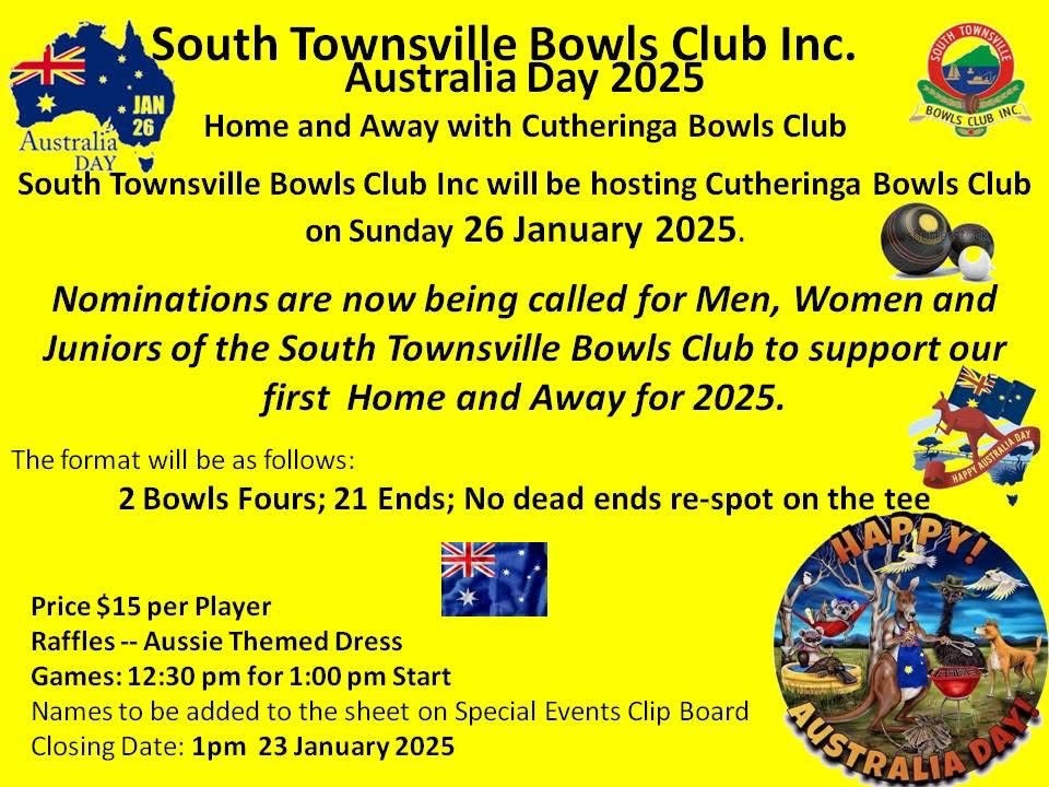 Home & Away 2025 flyer