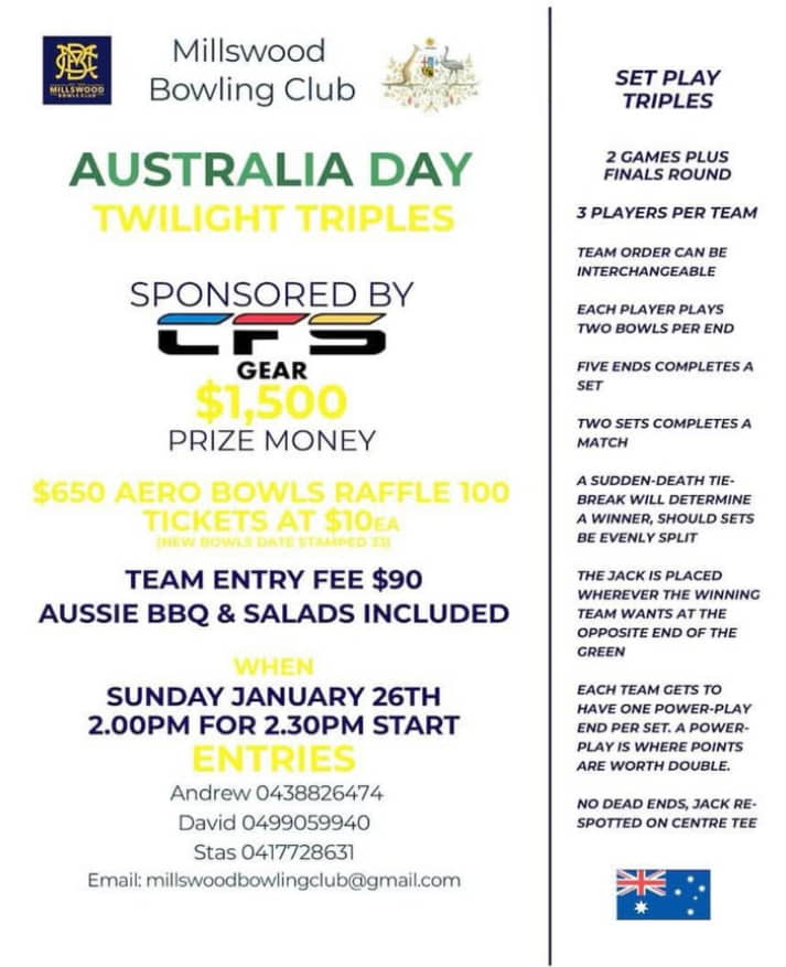 Australia Day Twilight Triples