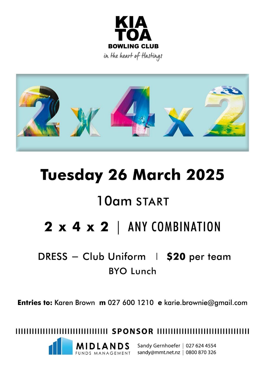 Kia Toa 2 x 4 x 2 flyer