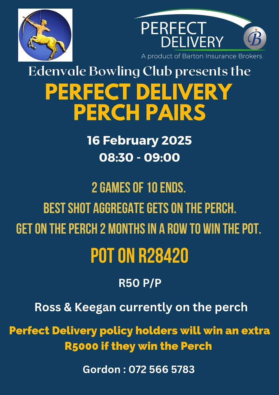 Perfect Delivery Perch pairs flyer